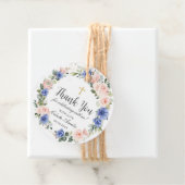 シックブルー赤面フローラバプテスマ《キリスト教》洗礼式や命名式の恩恵 フェイバータグ (インサイチュ)