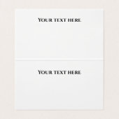 シックプロフェッショナルブラック芸術的 名刺 (内部フラット)