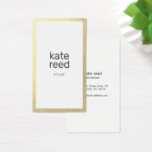 シックプロフェッショナルミニマリスト縁ど金ゴールド (デスク)