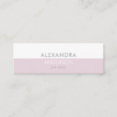 シックプロフェッショナルモノグラムミニマル スキニー名刺 (正面)