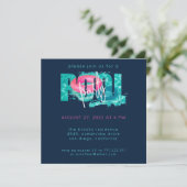 シックプールパーティースプラッシュ 招待状 (スタンド正面)