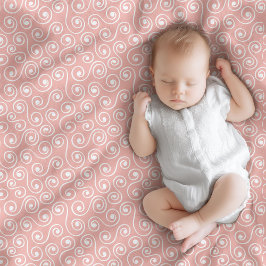 シックベビーブランケットレインボーボホ子供部屋ギフト フリースブランケット