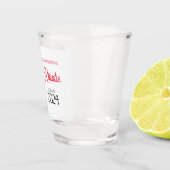 シックベージュ美容師卒業パーティーレトロ ショットグラス (右)