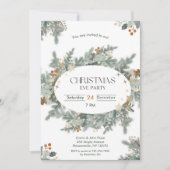 シックホリデーグリーナリークリスマスイブパーティー 招待状 (正面)