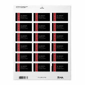 シックホリデーバンドホリデイ住所 シール (フルシート)