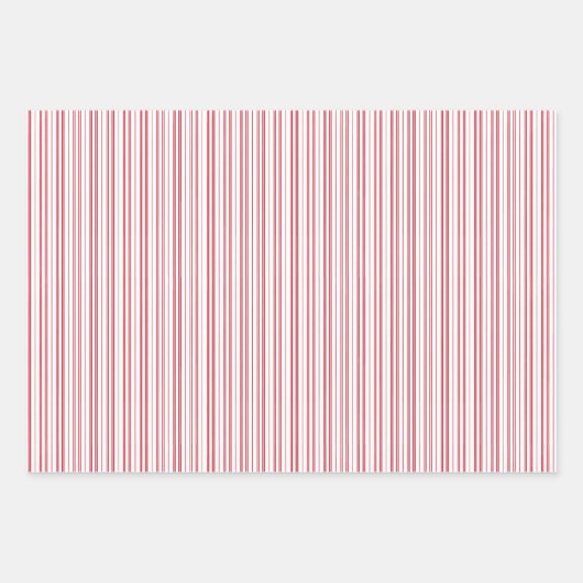 シックホリデー金ゴールドとレッドラッピング紙シート ラッピングペーパーシート (正面3)