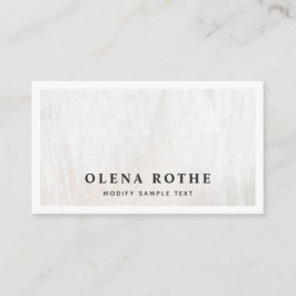 シックホワイトウッドプロフェッショナルコール コーリングカード