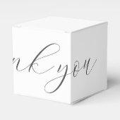 シックホワイト結婚ズ・サンキュー |お気に入りボックス フェイバーボックス (正面サイド)