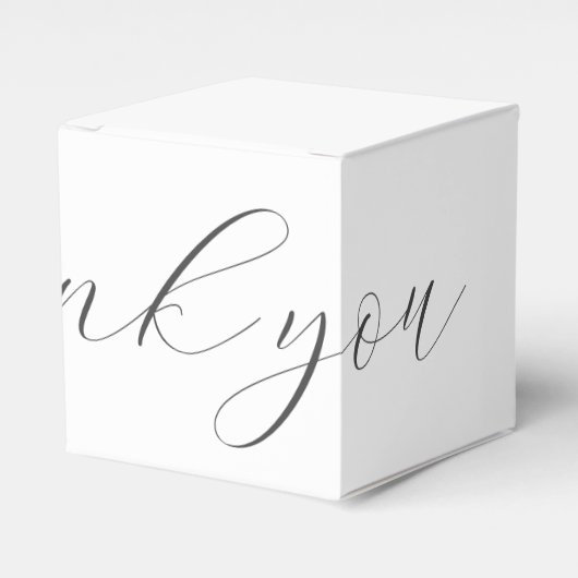 シックホワイト結婚ズ・サンキュー |お気に入りボックス フェイバーボックス (正面サイド)