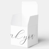 シックホワイト結婚ズ・サンキュー |お気に入りボックス フェイバーボックス (オープン)