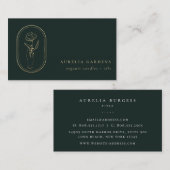 シックボヘミアンゴールデンフローラロゴ名刺 名刺 (正面/裏面)