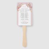 シックボホアーチ赤面ピーニーパンパスグラスプログラム ハンドファン (裏面)