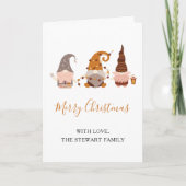 シックボホクリスマス格言モダンホリデーカード シーズンカード (正面)