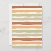 シックボホコージーホリデーツお気に入りのパーティー 招待状 (裏面)