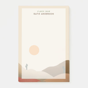 シックボホテラコッタ砂漠サクタスポストイットノート ポストイット