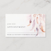 シックボホドリームキャッチャー水カラーアポイントメント 名刺 (正面)