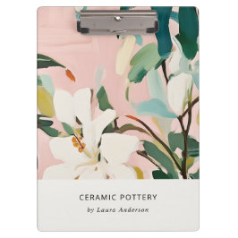 シックボホピカラフルンクティール（緑がかった色）グリーン絵を描フローラ クリップボード