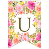 シックボホフローラフューチャーミセスブライダルシャワー バンティングフラッグ (第2の旗)