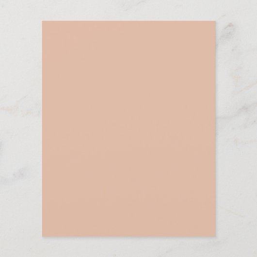 シックボホフローラ予算結婚式招待状 チラシ (裏面)