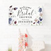 シックボホワイルドフラワーズブライダルシャワー 横断幕 (インサイチュ)