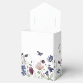 シックボホワイルドフラワー結婚ズブライダルシャワー フェイバーボックス (オープン)