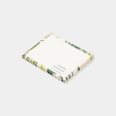 シックボホ赤面グリーントロピカルパーム離れビーチ ポストイット (アングル)