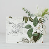 シックマグノリアザデイトフォイル招待状 箔招待状 (立ち正面)