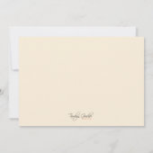 シックママベビーシャワー招待状 招待状 (裏面)