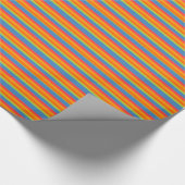 シックマリゴルドメドレラッストライプのピング紙 ラッピングペーパー (角)