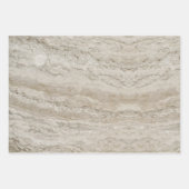 シックマーブルストーンパステルモダンジュアリー ラッピングペーパーシート (正面3)