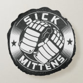 シックミッテンホッケースラング投げクッション ラウンドクッション (裏面)