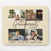シックミニマルな最高の祖父母の写真 マウスパッド (正面)