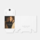 シックミニマルな白黒の写真の好意ボックス フェイバーボックス (折り畳みなし)