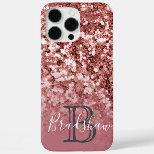 シックミニマルな   ガーリーバラグリッター iPhone 16 PRO MAXケース