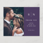 シックミニマルな |写真結婚の予算に感謝 (正面)