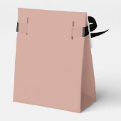 シックミニマルな | Terracottaとブラック結婚ズ フェイバーボックス (裏面サイド)