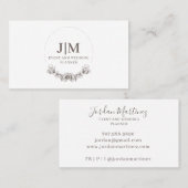 シックミニマルイベントウェディングプランナー 名刺 (正面/裏面)