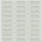 シックミニマルグリ結婚ーンズゲスト住所 シール (正面)