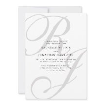 シックミニマルフォト白黒モノグラ結婚ム