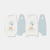 シックミニマルブルービーリー待ちバルーンベイビーシャワー フェイバーボックス (折り畳みなし)