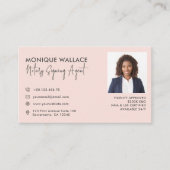 シックミニマルプロフェッショナル写真公証人サービス 名刺 (正面)