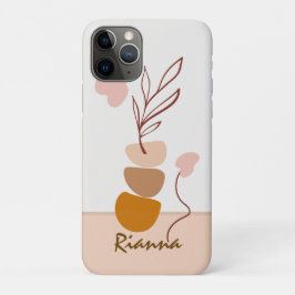 シックミニマルモダン抽象芸術 iPhone 11 PROケース