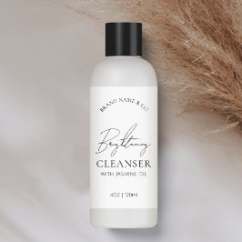 シックミニマルロゴ血清4オズスキンケアボトルラベル 長方形シール