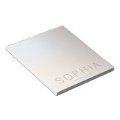 シックミニモダンマリストプロフェッショナル名 ノートパッド (アングル)