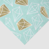 シックミントと金ゴールドダイヤモンド 薄葉紙 (詳細)