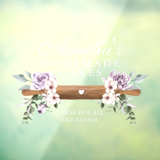 シックミントフローラ水色ベーカリーズ転がピン ウィンドウサイン (シート3)