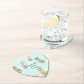 シックミント金ゴールドグラムパイナップル ペーパーコースター (インサイチュ)