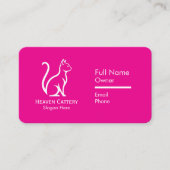 シックモダンおよびCattery名刺のロカスタムゴ 名刺 (正面)