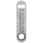 シックモダンこのパパは父の日に属している スピード栓抜き (裏面)