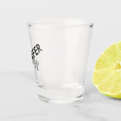 シックモダンで贅沢な名前を付けパーソナライズされたる ショットグラス (右)